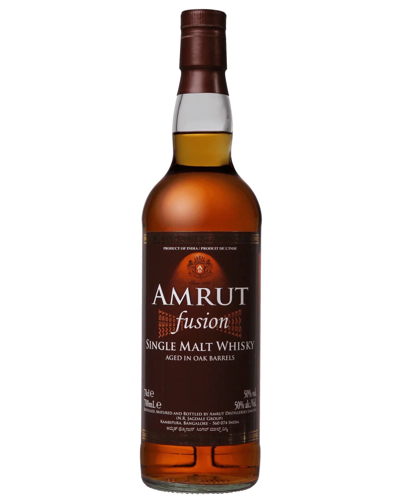 Amrut Fusion Single Malt Indian Whisky