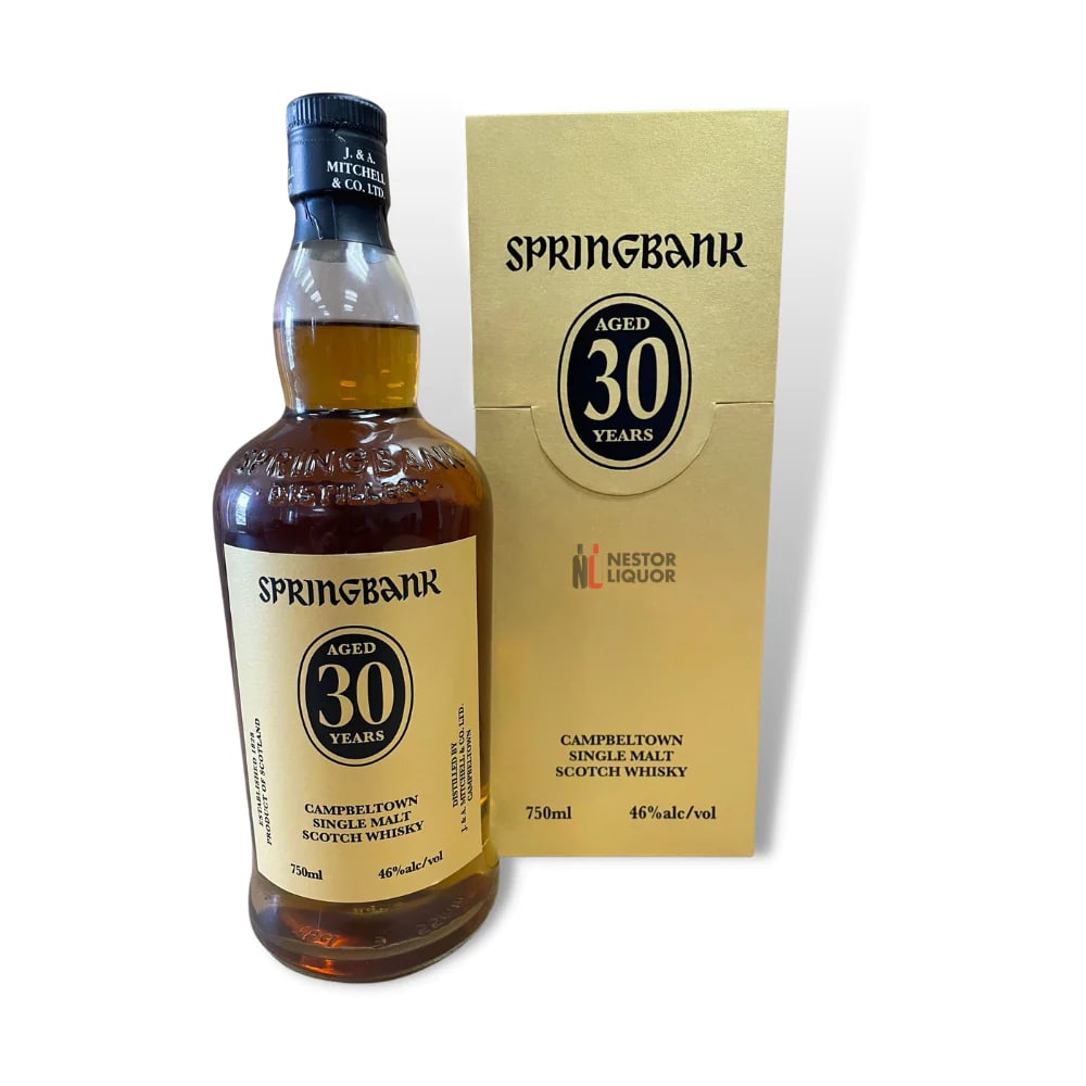 Springbank 30 Year Old Single Malt Scotch Whisky 2022