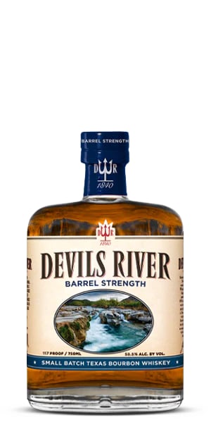 Devils River Barrel Strength Texas Bourbon Whiskey