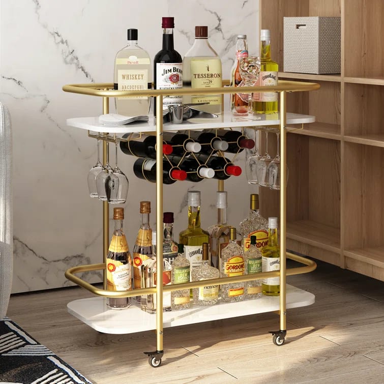 Metal Bar Cart
