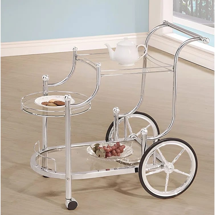 Rommel Metal Bar Cart