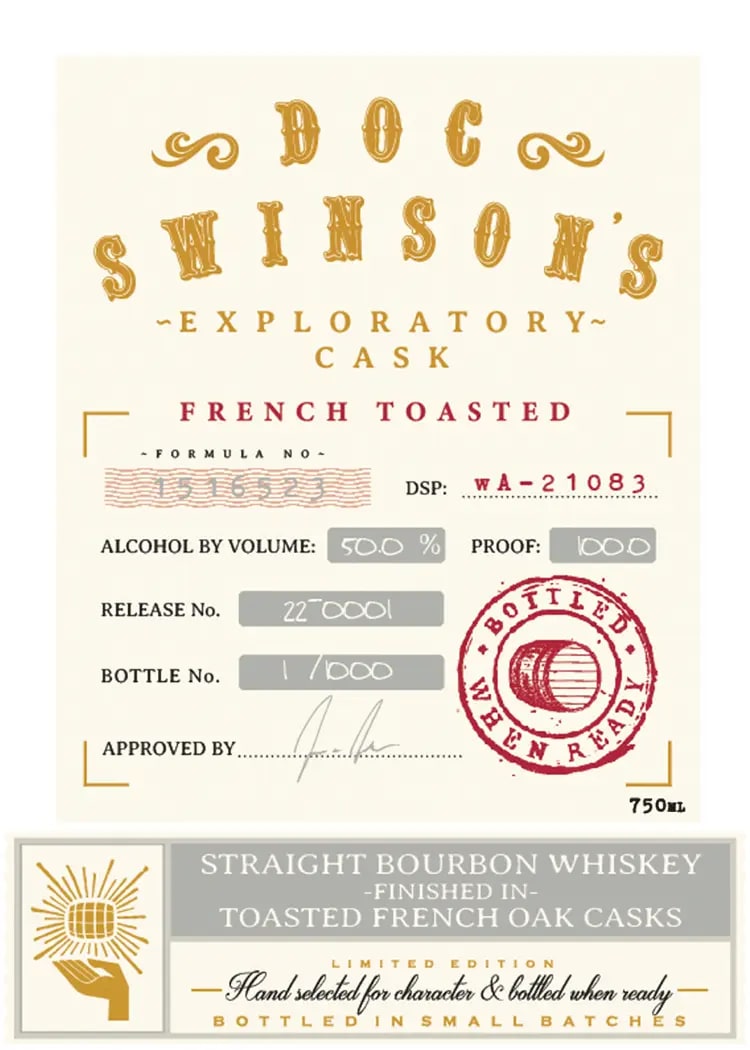 Doc Swinson’s Exploratory Cask French Toasted Bourbon