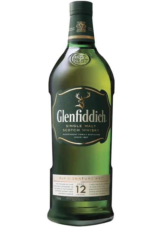 Glenfiddich 12 Year Old Single Malt Scotch Whisky