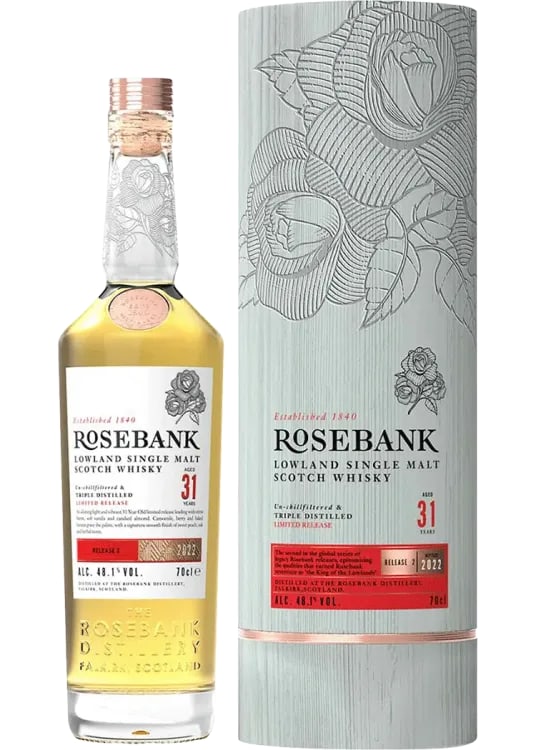 Rosebank 31 Year Old Lowland Single Malt Scotch