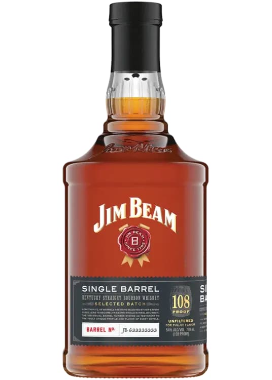 Jim Beam Single Barrel 108 Proof Bourbon