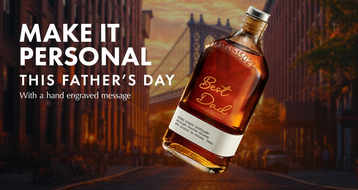 Custom-Engraved Bottles From Kings County Distillery