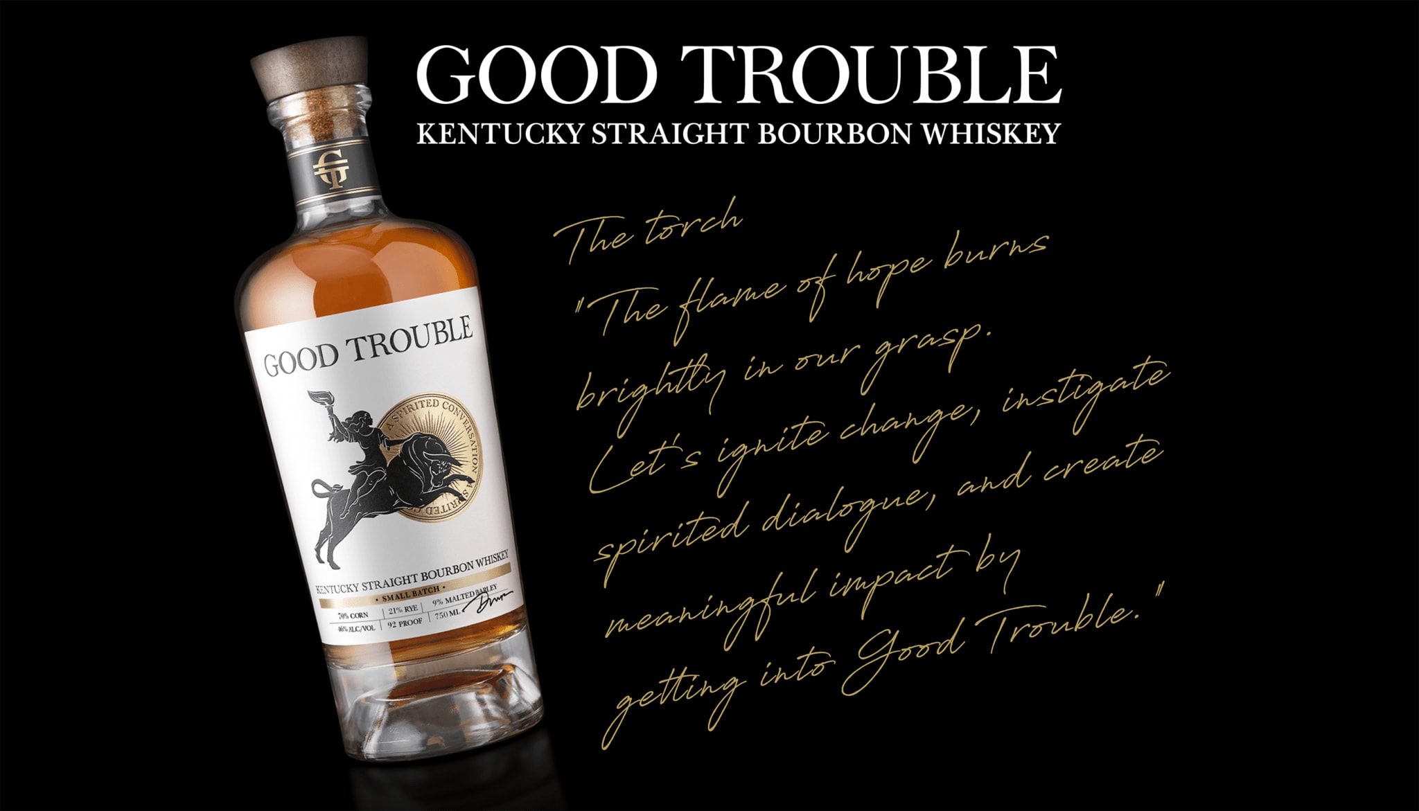 Good Trouble Kentucky Straight Bourbon Whiskey