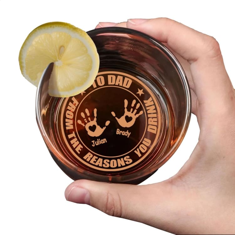 Personalized Engraved Whiskey Glasses