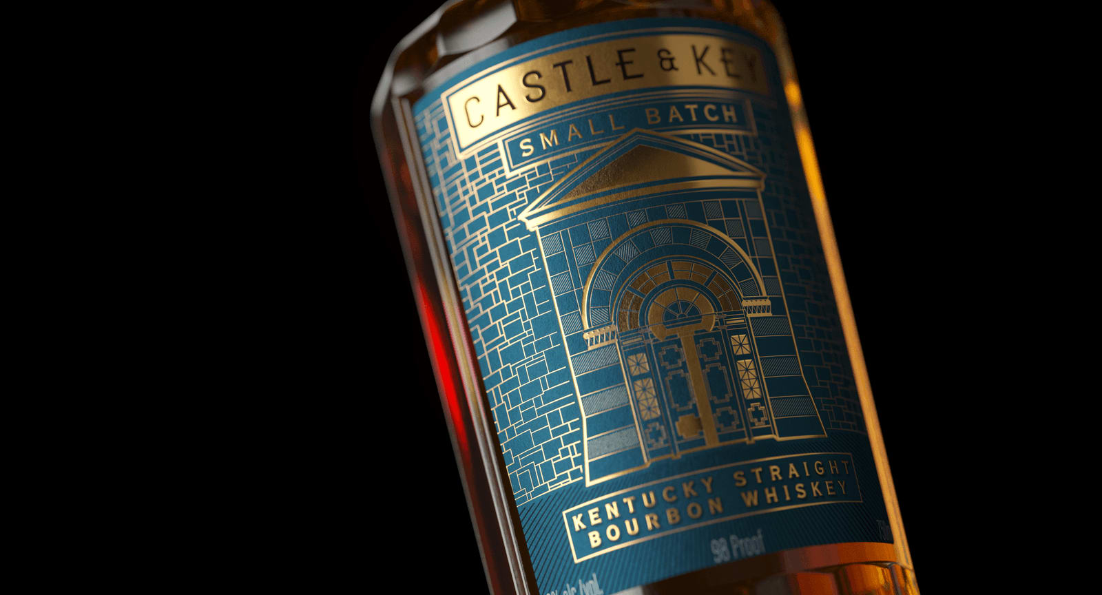 Castle & Key Small Batch Straight Bourbon Whiskey