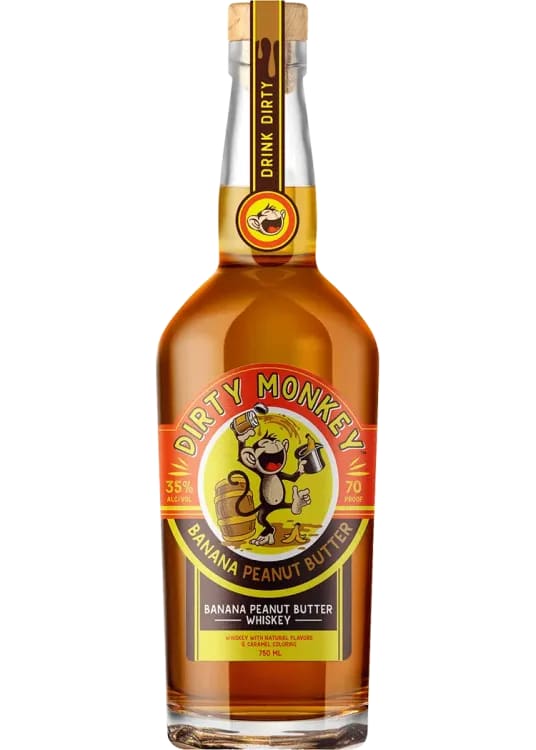 Dirty Monkey Peanut Butter Banana Whiskey