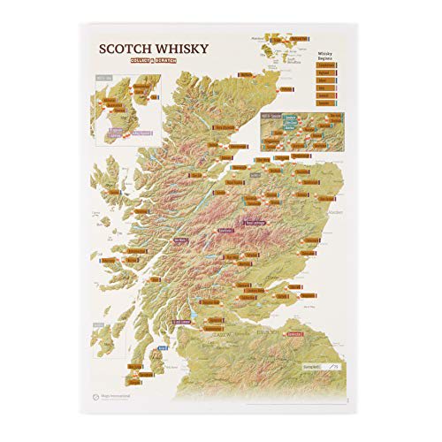 Maps International Whisky Distilleries