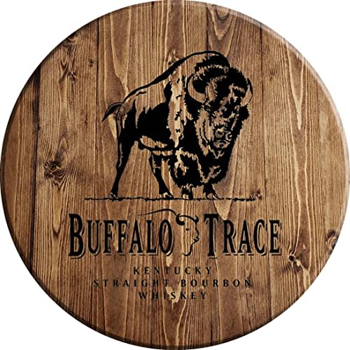 Bar Sign Buffalo Trace Kentucky Bourbon Inspired by Whiskey Barrel