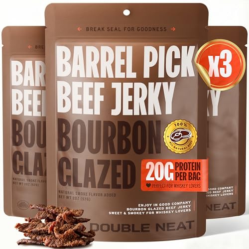 Double Neat Barrel Pick Bourbon Glazed Beef Jerky