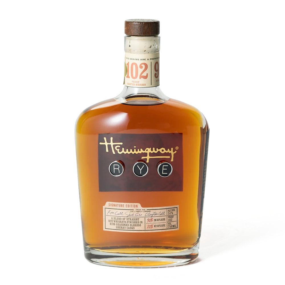 Signature Edition of Hemingway Rye Whiskey