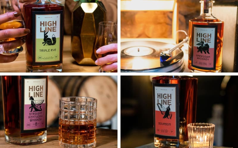 Highline Spirits Whiskey Lineup
