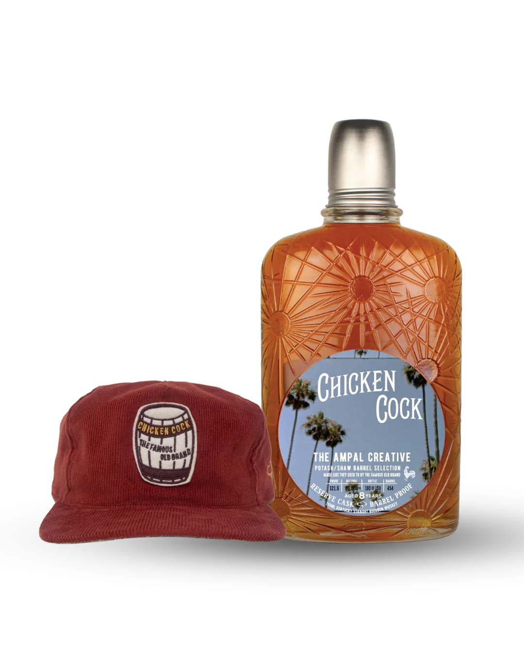 Chicken Cock The Ampal Creative Reserve Cask and Hat Bundle