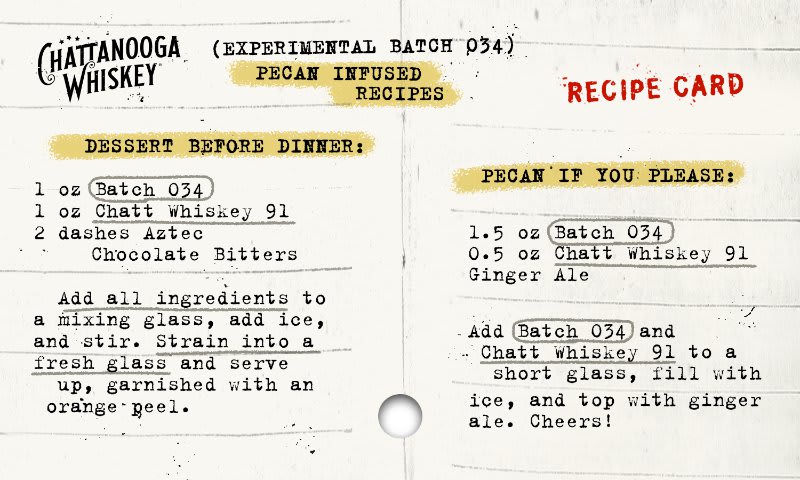 Chattanooga Whiskey Cocktail Recipes