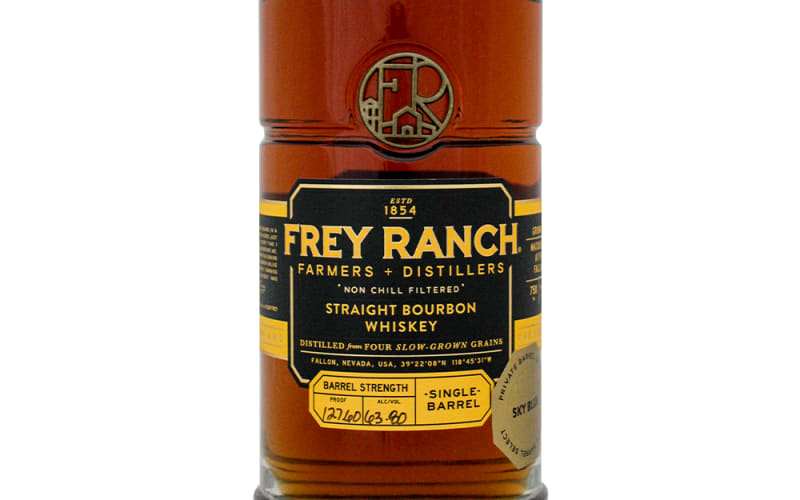FREY RANCH BARREL STRENGTH BOURBON SINGLE BARREL