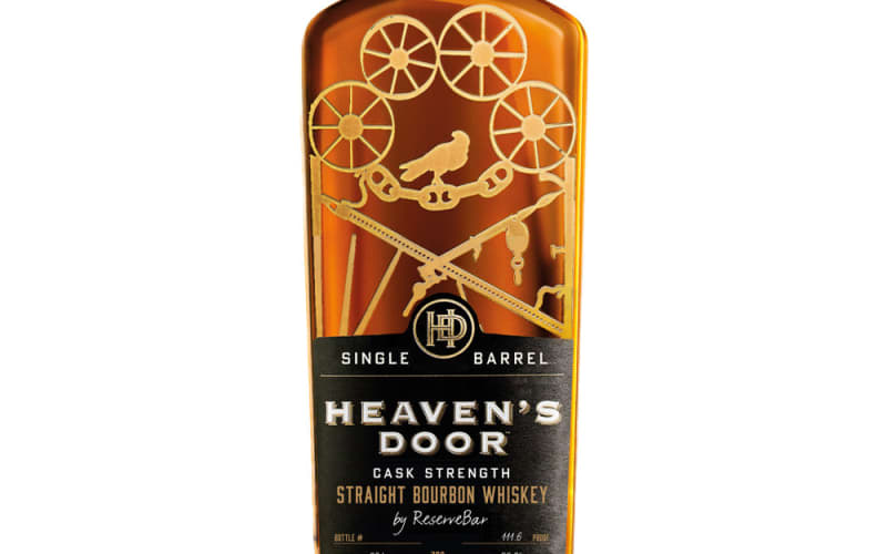 HEAVEN'S DOOR CASK STRENGTH SINGLE BARREL STRAIGHT BOURBON WHISKEY