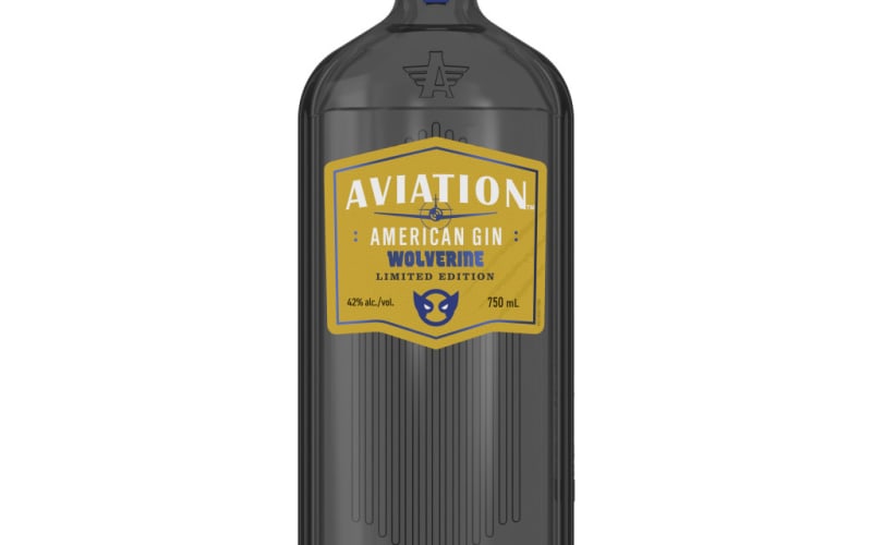AVIATION AMERICAN GIN WOLVERINE LIMITED EDITION