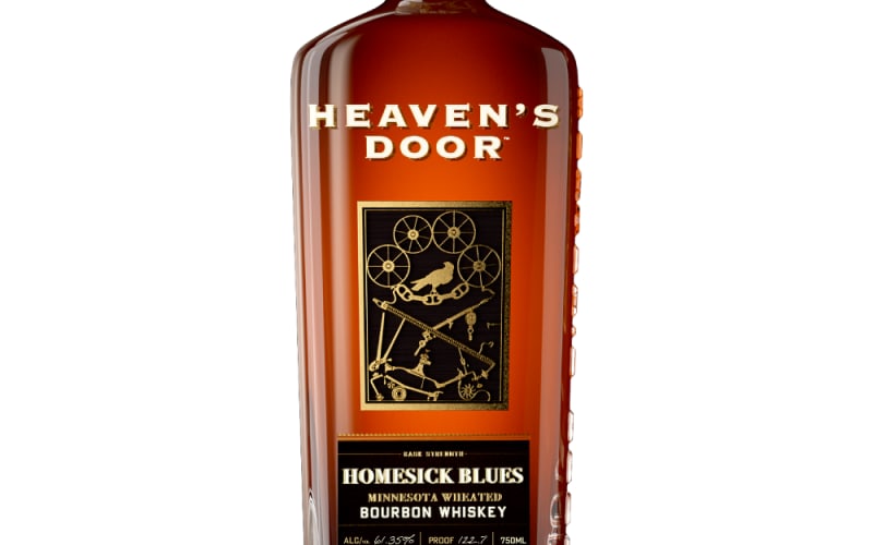 HEAVEN'S DOOR HOMESICK BLUES MINNESOTA WHEATED BOURBON WHISKEY