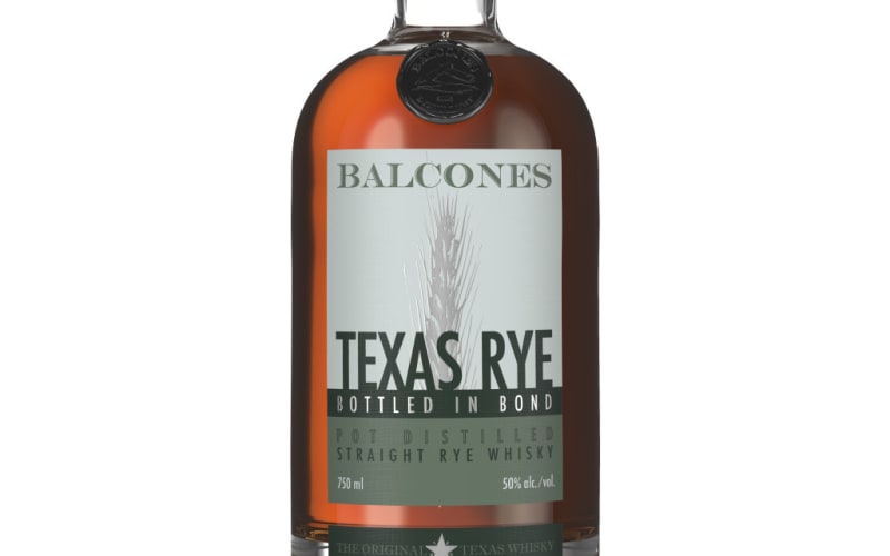 BALCONES TEXAS RYE BOTTLED IN BOND STRAIGHT RYE WHISKY