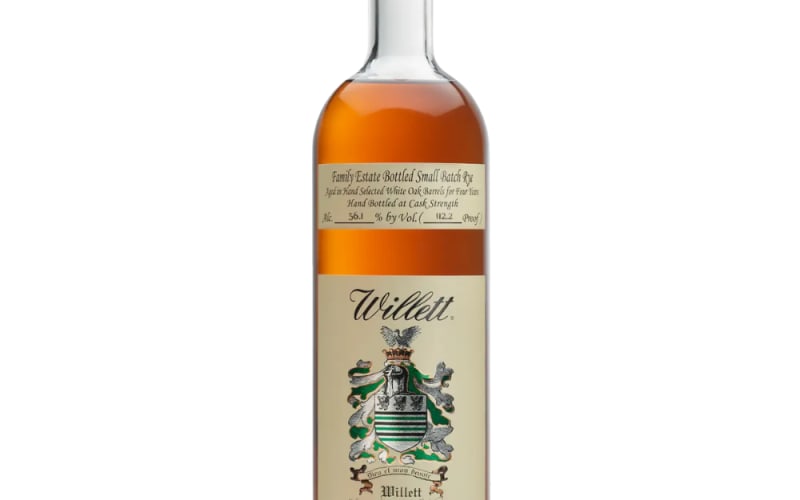 WILLETT DISTILLERY FAMILY ESTATE RYE WHISKEY