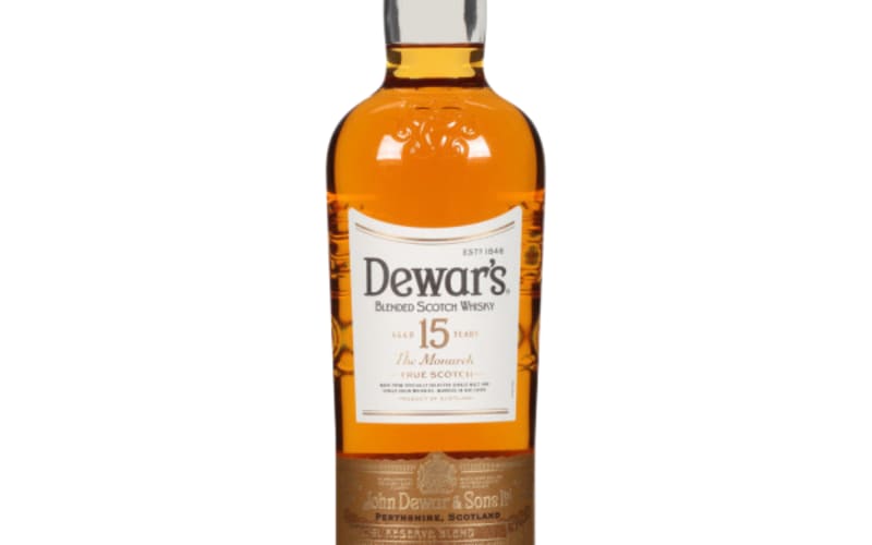 DEWAR'S 15 YEAR OLD BLENDED SCOTCH WHISKY PERSONALIZED