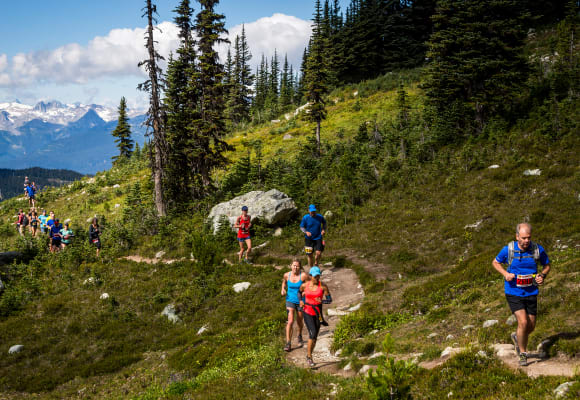 Trail Running on Whistler Mountain (photo: Tourism Whistler/Justa Jeskova)