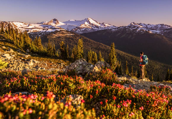 Hiking at Dusk (photo: Tourism Whistler / Mitch Winton)