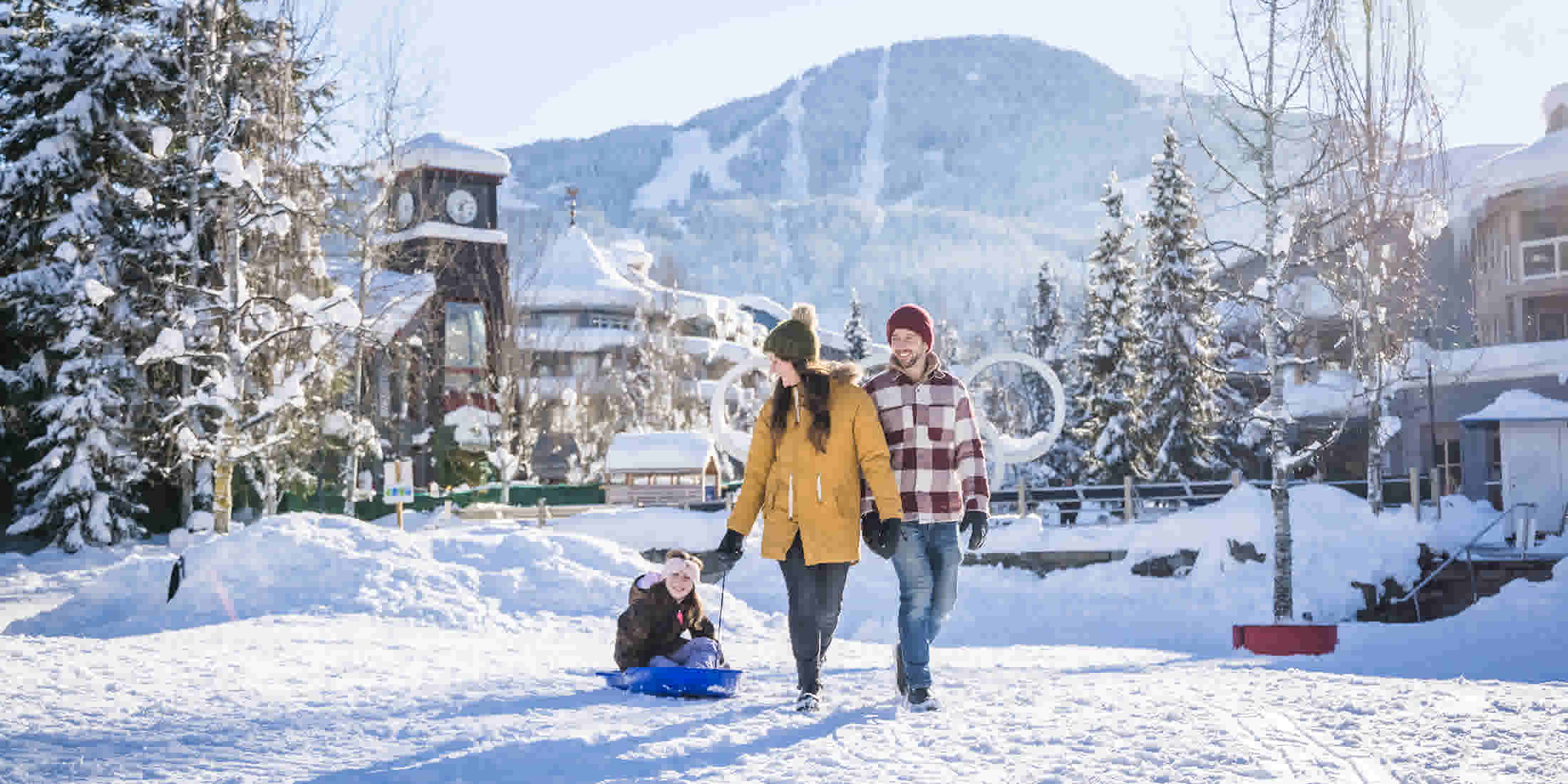 Family vacationing in Whistler BC