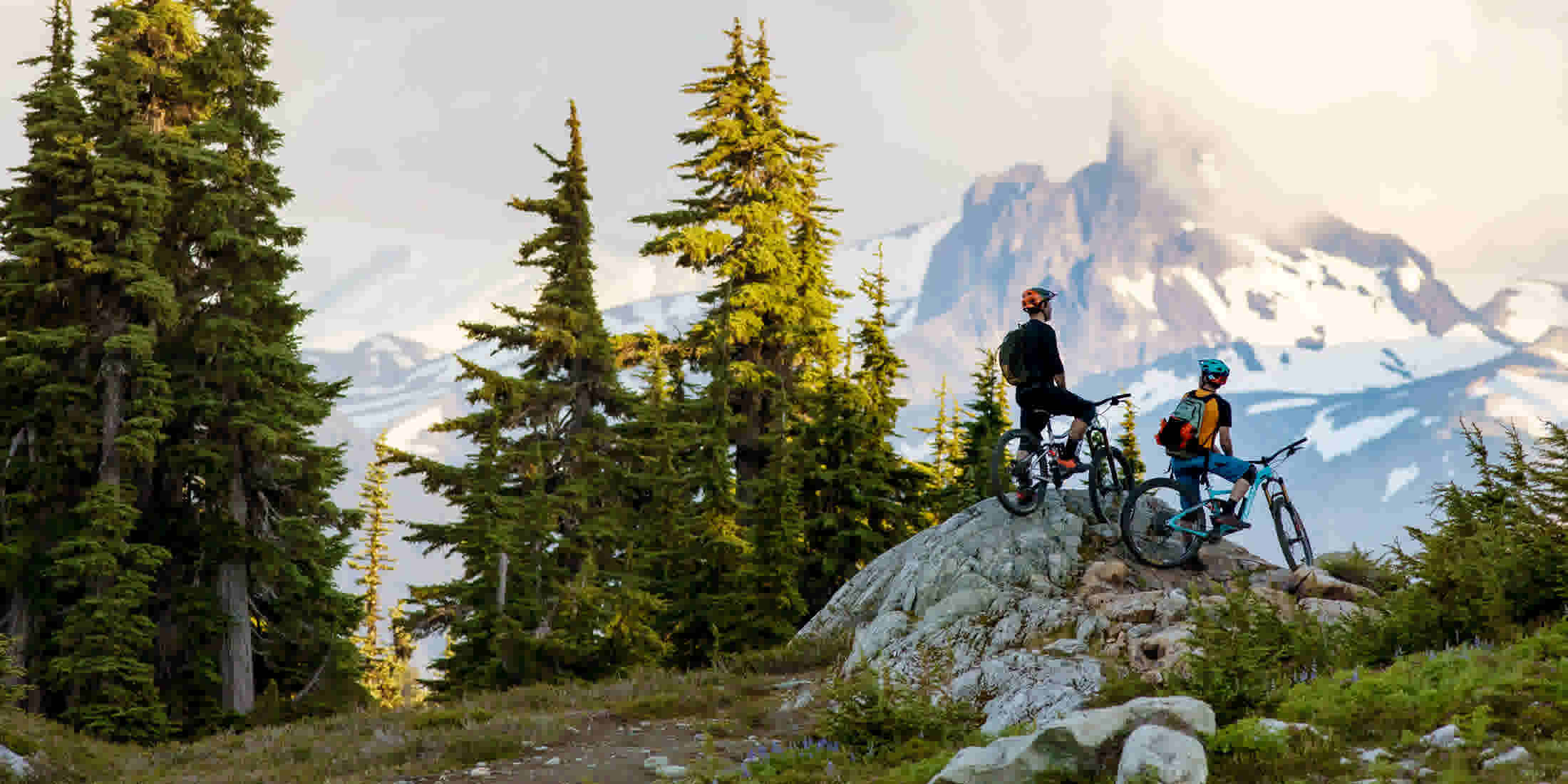 Mountain biking in the Whistler alpine