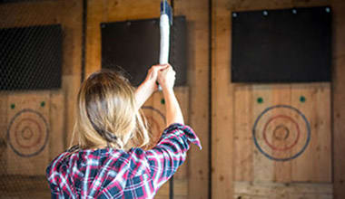 Forged Axe Throwing Whistler