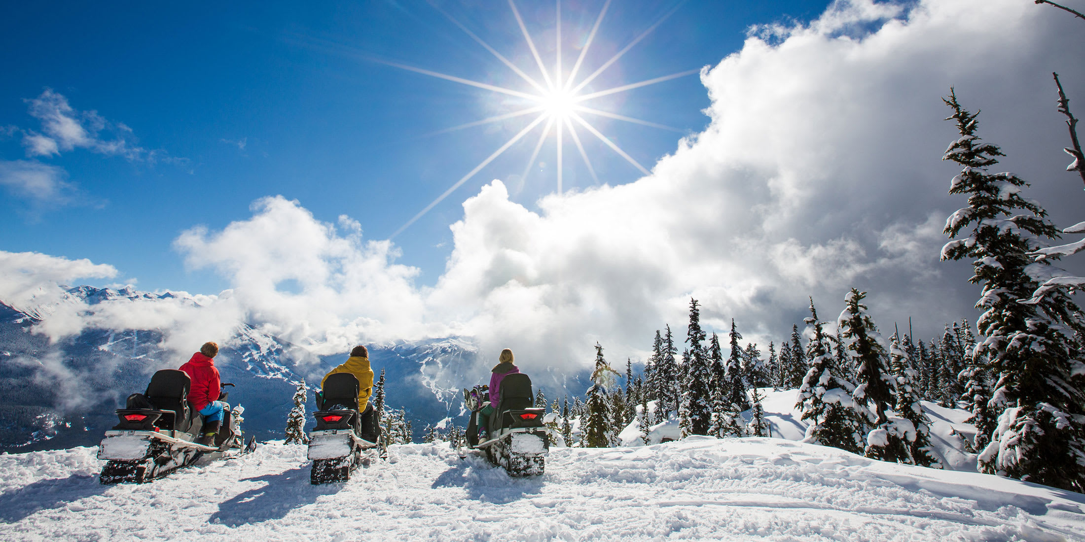 Snowmobiling in Whistler