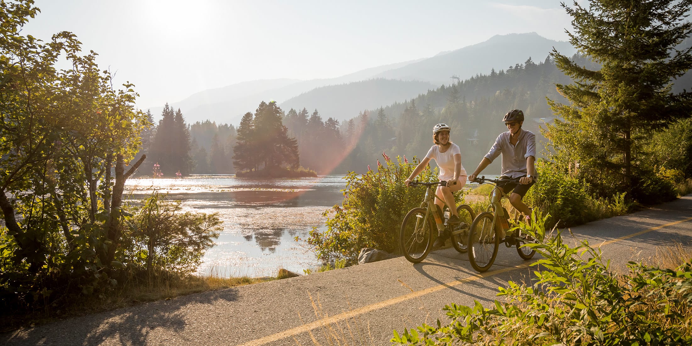 The Valley Trail in Whistler - Whistler Valley Trail Summer 