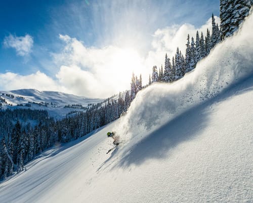 Spring Skiing and Snowboarding