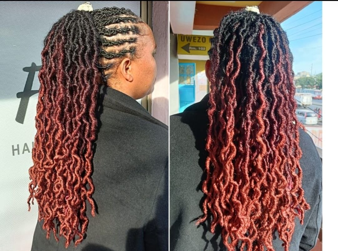 Gupsy locs hairstyle at Fabz Hair Nairobi
