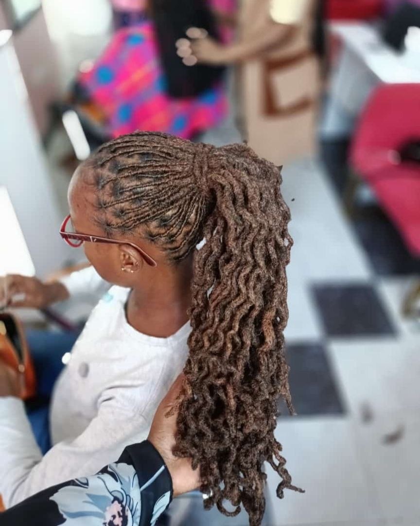 Loc retouch service at Fabz Hair Nairobi