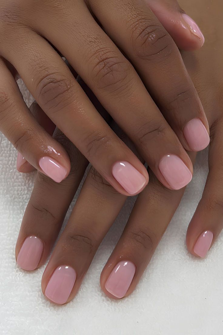 Builder gel nails at Fabz Hair Nairobi