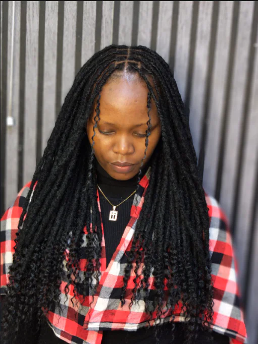 Island locs at Fabz Hair Nairobi