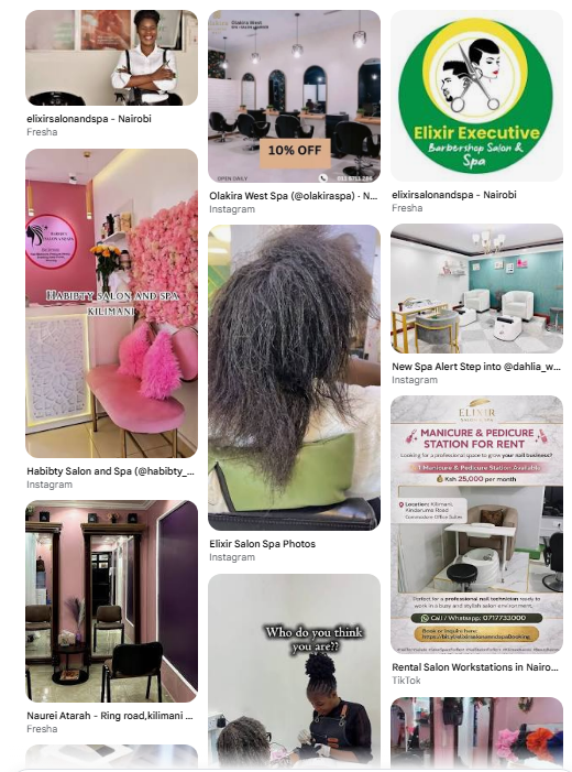Elixir Salon and Spa Kilimani Nairobi