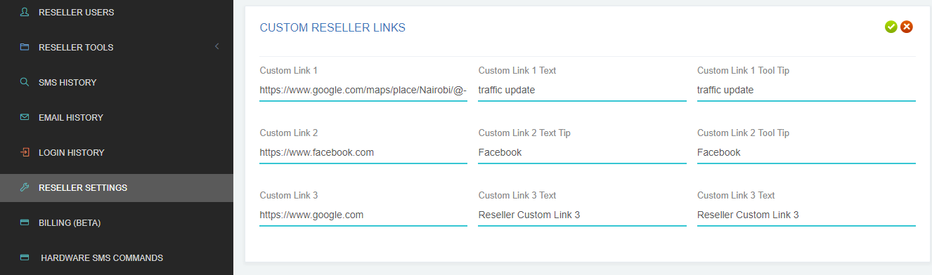 custom links reseller