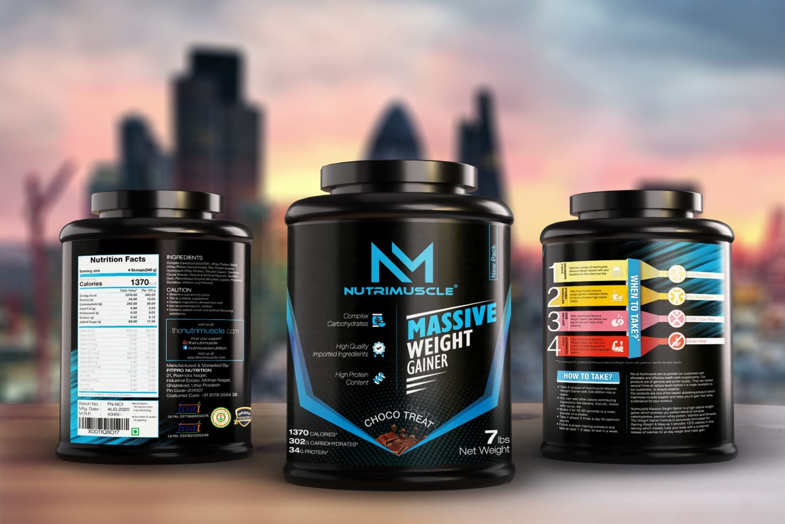 Weight gainer range