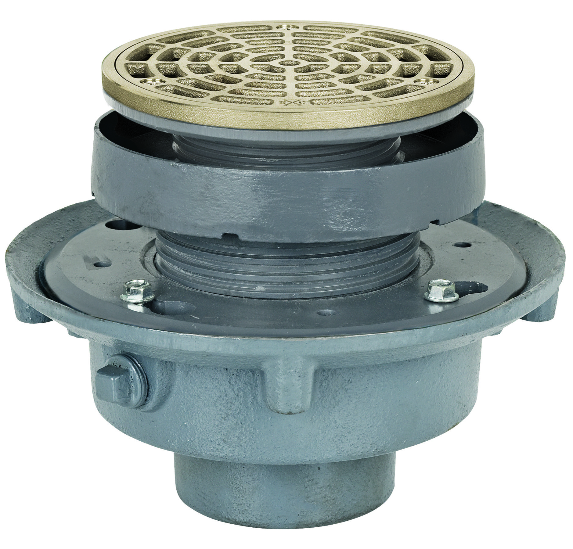 SIOUX CHIEF 833-235DNR FINISH LINE 3 NO-HUB DUCTILE IRON DRAIN