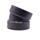 pvc dwv 22-1/2 elbow image 1