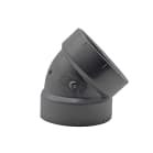 pvc dwv 45 elbow image 1