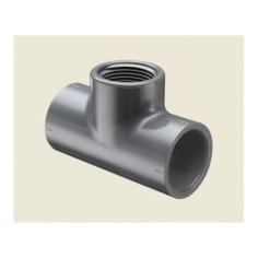 pvc sch 80 tee s/s/f image 1