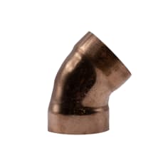 copper dwv elbow 45 image 1