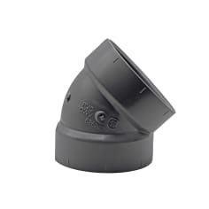 pvc dwv 45 elbow image 1