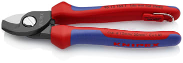 KNIPEX 95 12 165 T BKA 6-1/2 CABLE SHEARS-TETHERED | Bartle